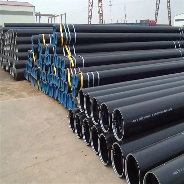 용접된 탄소 강철 무선 파이프 ST37 C45 A106 Gr.B A53 20# 45# Q355B