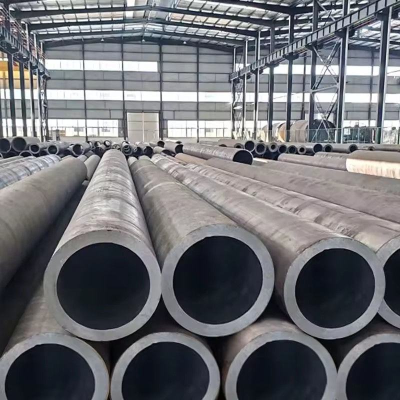 ASTM A106 GR.B Sch40 Sch80 Q345b 냉부착 온화 탄소 매듭 없는 철강 파이프