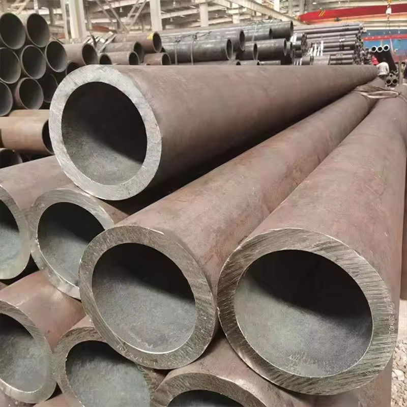 ASTM A106 GR.B Sch40 Sch80 Q345b 냉부착 온화 탄소 매듭 없는 철강 파이프