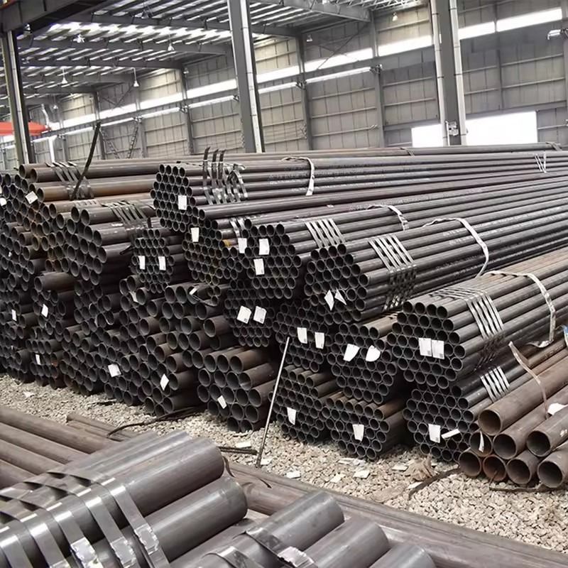 ASTM A106 GR.B Sch40 Sch80 Q345b 냉부착 온화 탄소 매듭 없는 철강 파이프